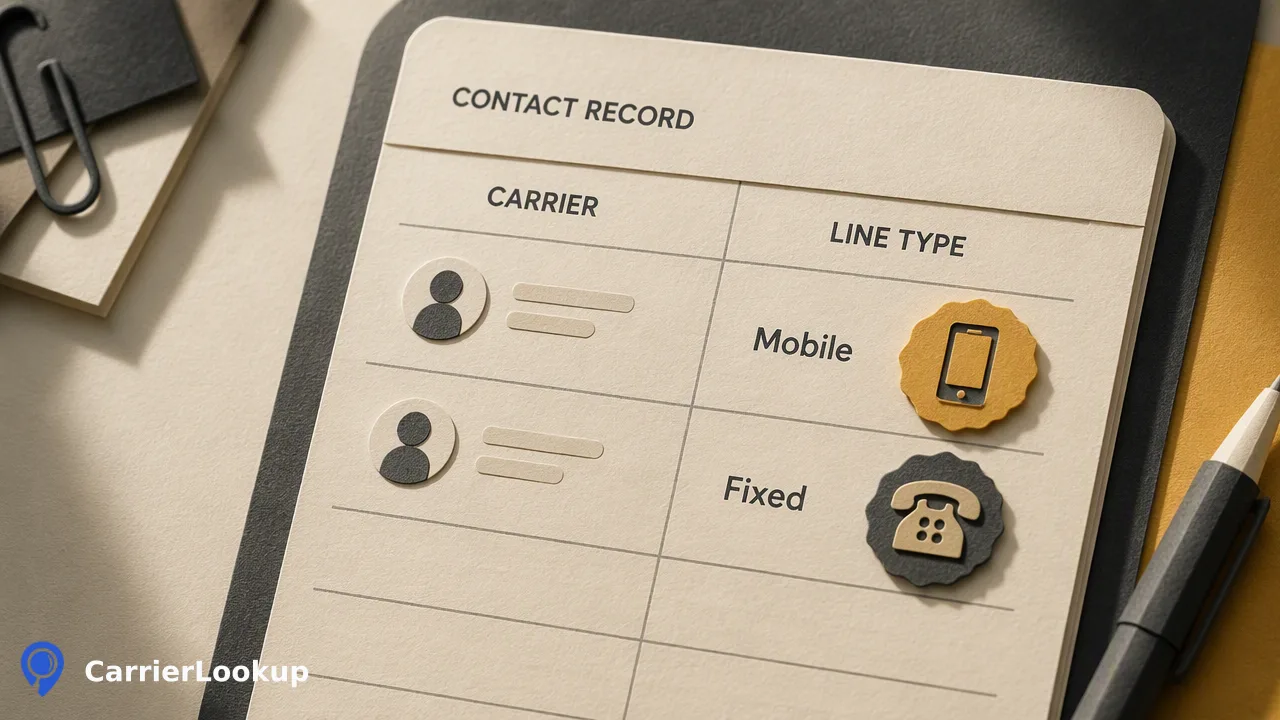 CarrierLookup workflow illustration for 电话号码验证与 OTP:战略性验证工作流